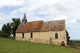 The church in Mirbel, in Belle Vie en Auge