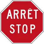 Stop (French and English)