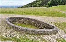 Bibracte oppidum, monumental basin