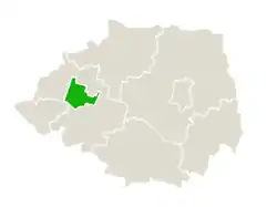 Location within Bielsk County