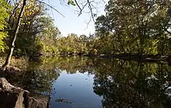 The Big Walnut Creek in Gahanna