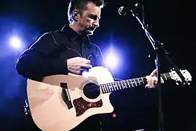 British folk singer Billy Bragg was the first European recipient