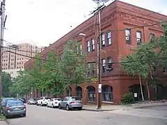 Bindley Hardware Company Building, built in 1903, at 401 Amberson Avenue.