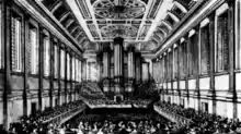 Music Festival in 1834 after the installation of William Hill's organ