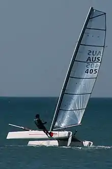 Formula 16 catamaran.