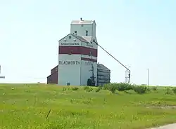 Grain elevator in Bladworth