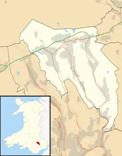 Blaina is located in Blaenau Gwent