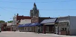 Downtown Blue Hill: north side of West Gage Street, May 2010