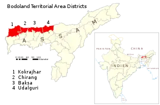 Bodoland Territorial Region Within India