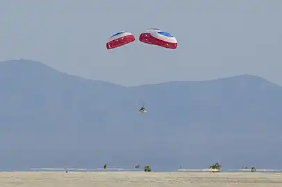 Starliner lands in White Sands, New Mexico