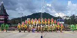 A street dance performance during Bog Festival