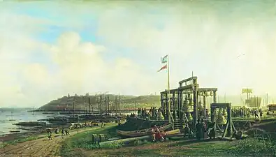 Nizhny Novgorod Fair (bell row). 1862