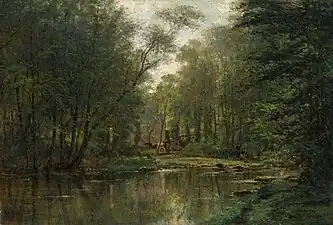 Forest in Veules-les-Roses. Normandy. (1871)Tretyakov Gallery