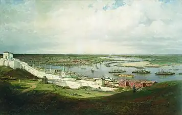 View of Nizhny Novgorod, 1878The Russian Museum