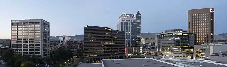 Downtown Boise from the Aspen Lofts