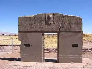 Gateway of the Sun, Tiahuanaco, Bolivia, c.375-500 AD