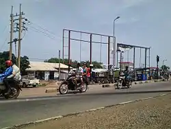 View of street in Bolgatanga Municipal District