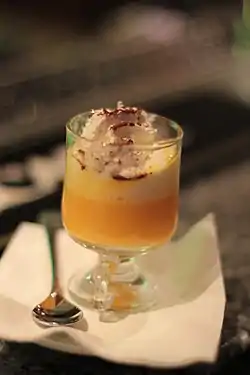 Bombardino in a glass