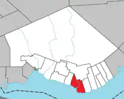 Location within Bonaventure RCM.