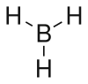 Structural formula of borane