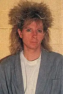 Williams in the mid-1980s while a member of The Cure