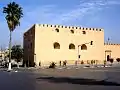 Borj Belkari, a massive corner bastion in the walls of the kasbah (located to the northwest)