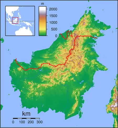 KCH /WBGG is located in Borneo