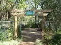 Entrance to the Nature Coast Botanical Gardens