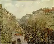 Boulevard Montmartre: Mardi Gras, 1897. Hammer Museum