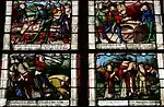 Chapel of Saint Joan of Arc, Scenes from the life of Saint Denis (15th century) (click to enlarge)