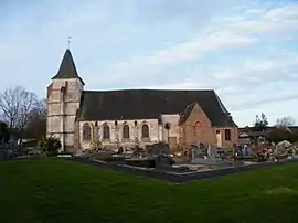 The church in Bourseville