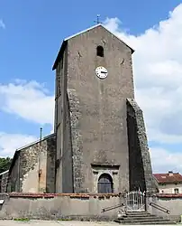 The church in Bouzemont