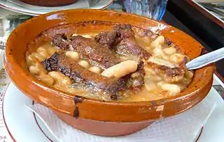 Bowl of cassoulet