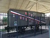 Boxcar of a "Merci Train" a.k.a. the "French Gratitude Train" (one of 49), built in 1949