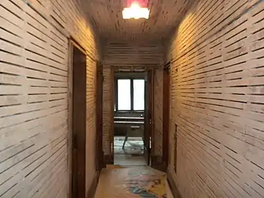 Boynton House hallway under construction 2010