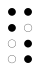 ⢫ (braille pattern dots-12468) 