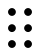 ⠿ (braille pattern dots-123456) 