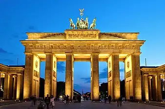 Brandenburg Gate in Berlin