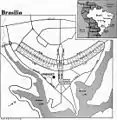 Brasilia, urban plan by Lucio Costa, government buildings by Oscar Niemeyer, 1956-1963