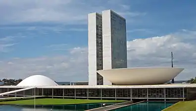 National Congress of Brazil by Oscar Niemeyer