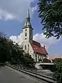 Front view of the cathedral