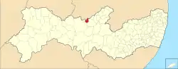 Location in Pernambuco