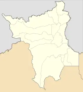 BVB is located in Roraima