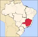 Minas Gerais province in Brazil