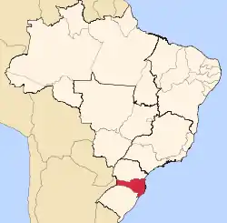 Location of Doutor Pedrinho