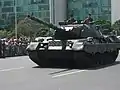 Leopard 1A5 main battle tank during the 2009 Independence Day military parade