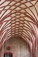 Bremen Cathedral, Germany – north aisle, a reticular (net) vault with intersecting ribs