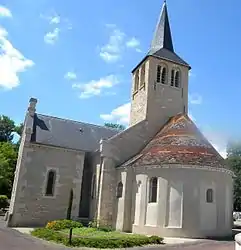 The church in Bretenière