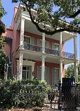 Brevard-Rice House, Garden District, New Orleans, by James Calrow, 1857