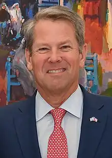 Photographic portrait of Brian Kemp